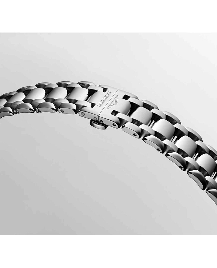 Часы Longines PrimaLuna L8.115.4.71.6 — серебристый, металл сталь