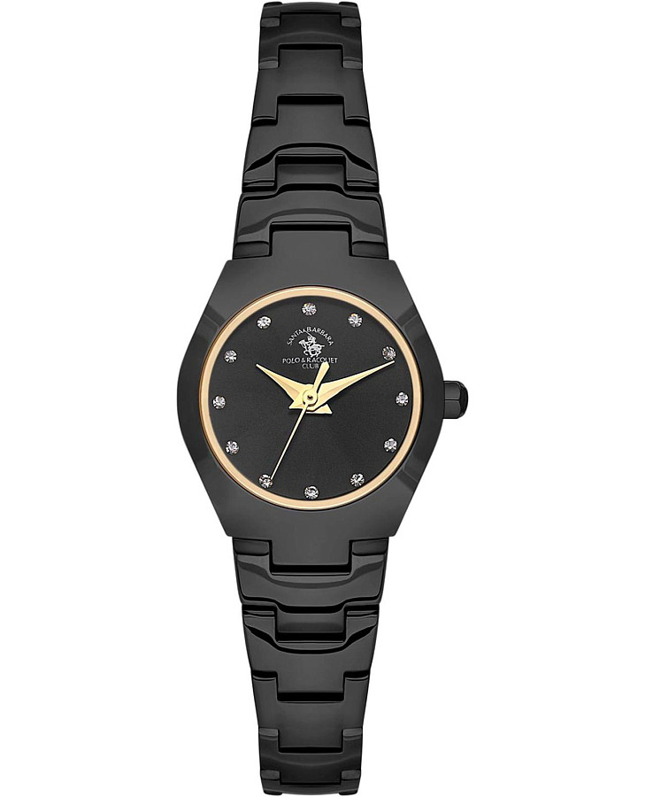 Часы Santa Barbara Polo & Racquet Club Unique SB.1.10612-6 — женские, черный