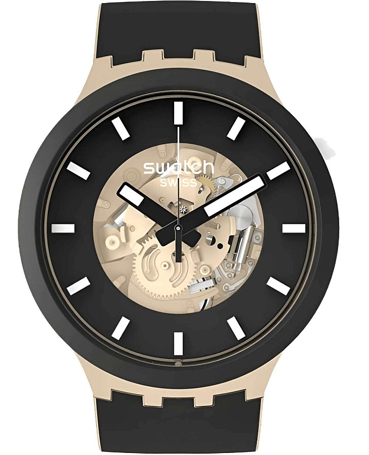 Часы Swatch Big Bold Bioceramic Lacquered SB03C100 — мужские