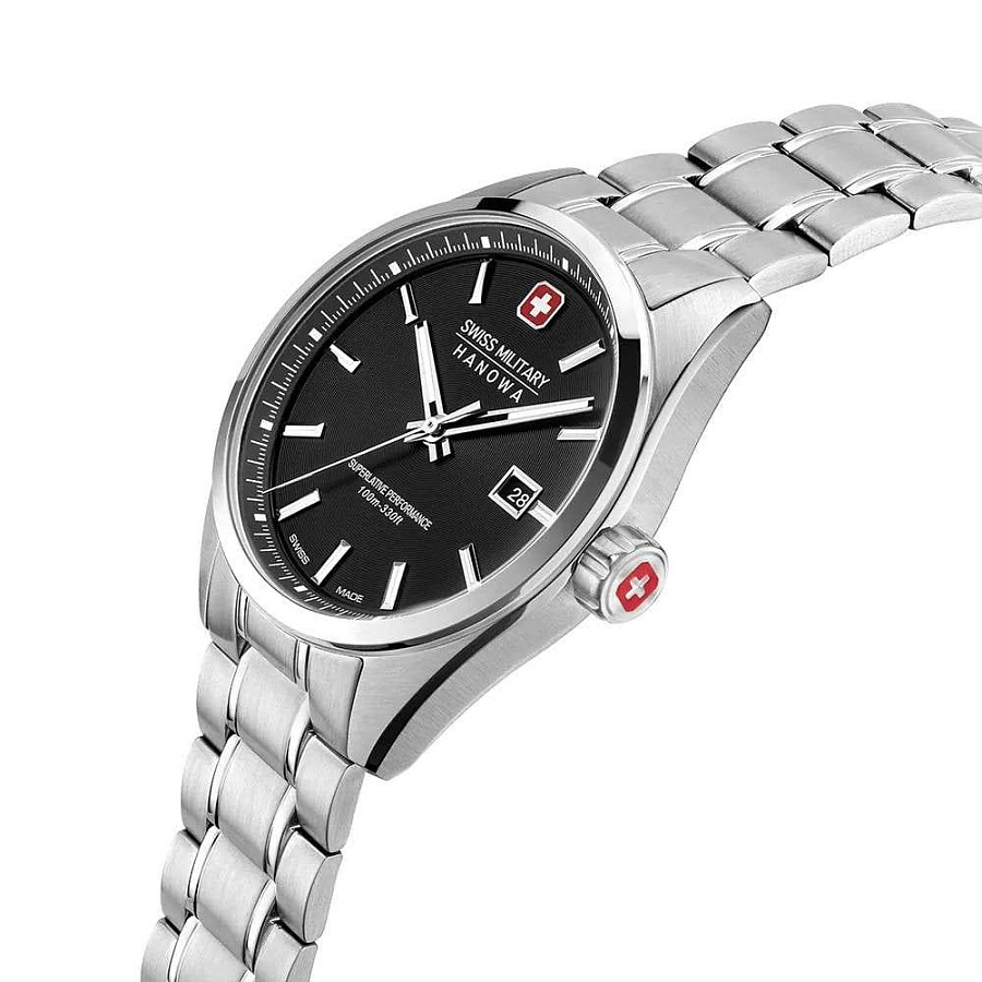 Часы Swiss Military Hanowa Pioneer SMWGH0004101 — кварцевые, Швейцария, мужские