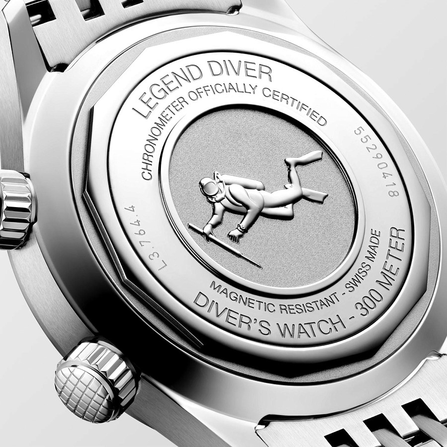 Часы Longines Legend Diver L3.764.4.50.7 — металл сталь, Швейцария