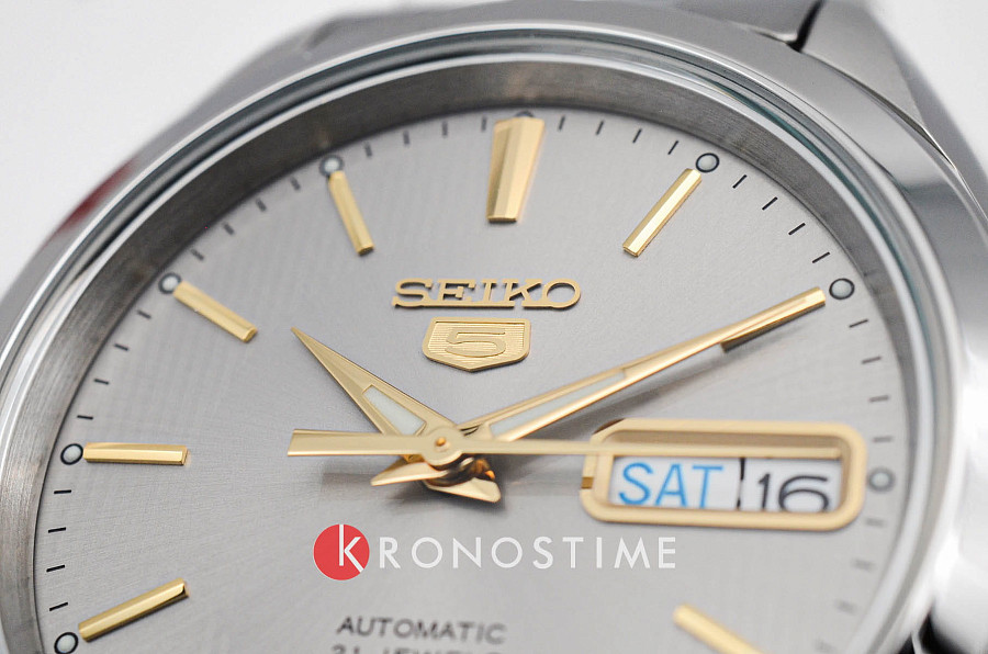 Часы Seiko 5 SNKL19K1 — мужские, нержавеющая сталь