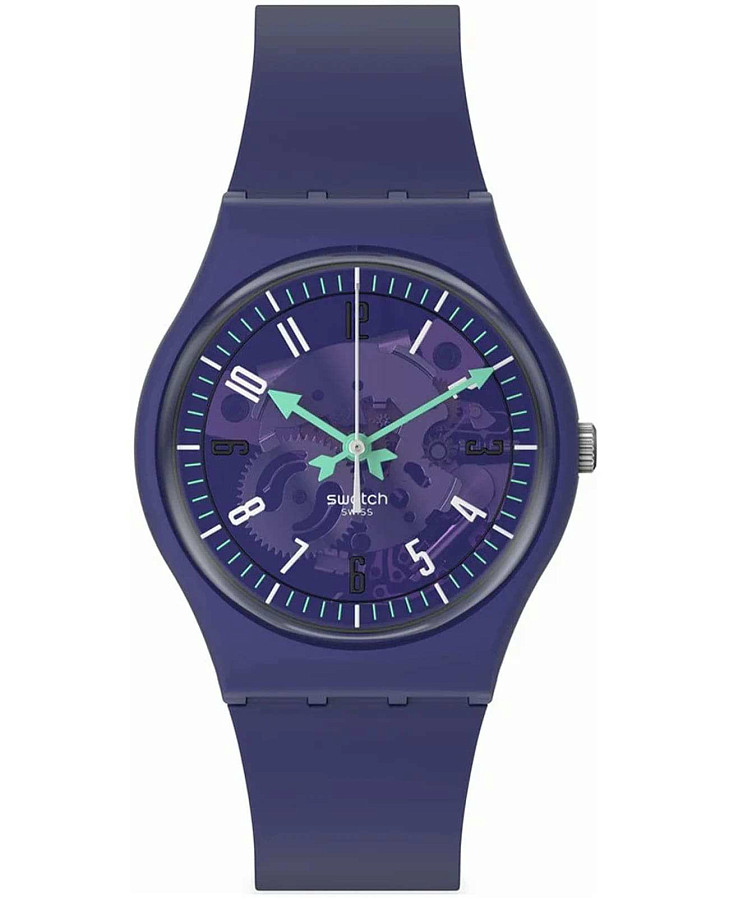 Часы Swatch Gent Biosourced Standard SO28V102 — мужские, прозрачный