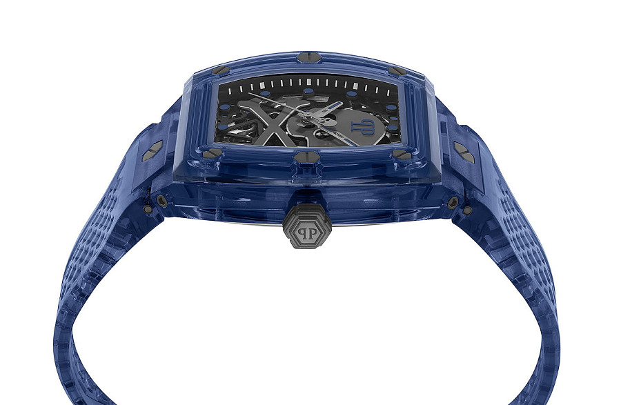 Часы Philipp Plein $keleton Crystal PWPTA0324 — термополиуретан, мужские