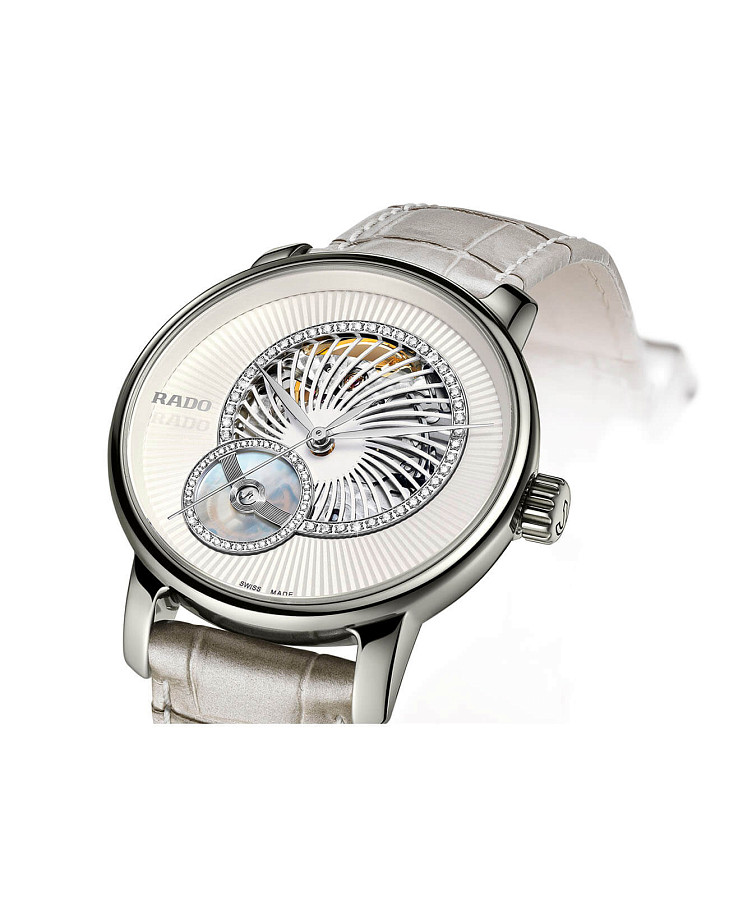 Часы Rado Diamaster Automatic Open Heart R14056935 — кожаный, женские