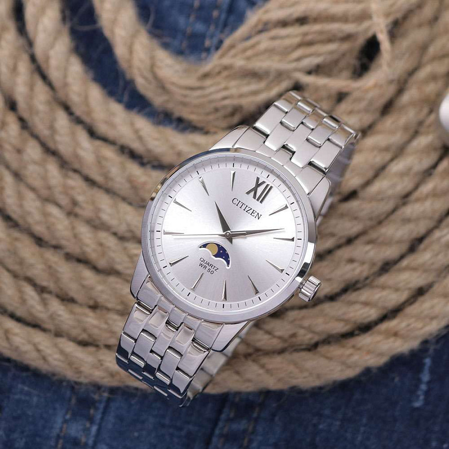 Часы Citizen Basic Moonphase AK5000-54A — артикул AK5000-54A, мужские