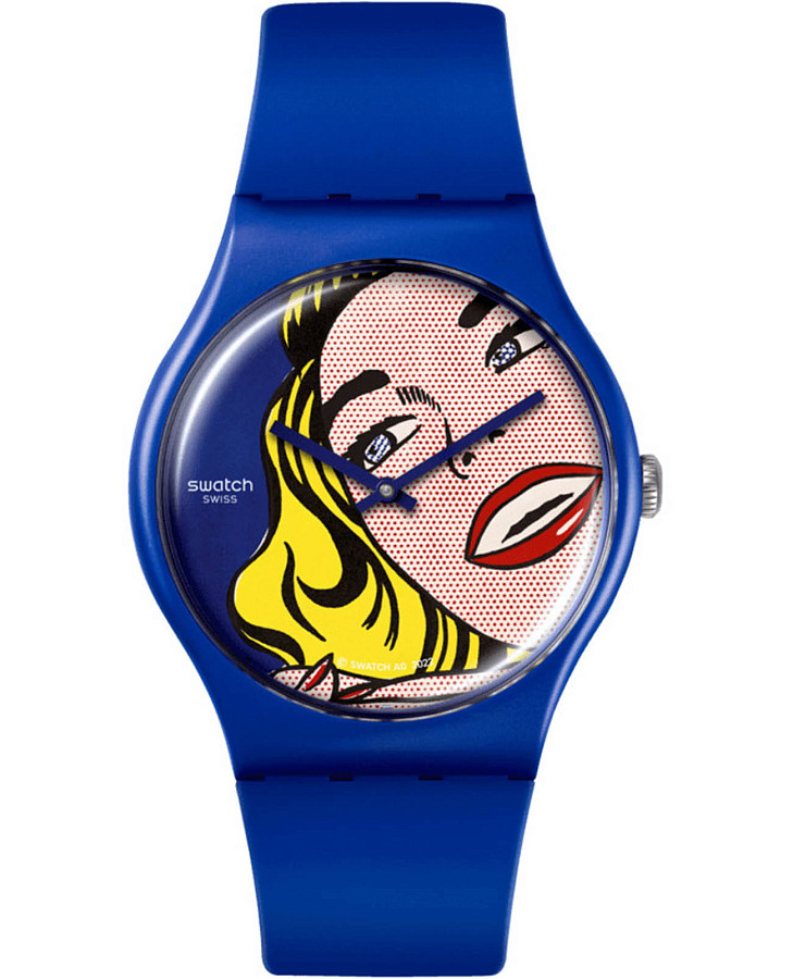 Часы Swatch New Gent SUOZ352 — женские, синий