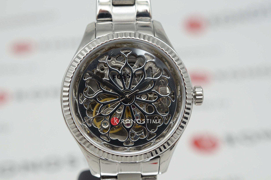 Часы Fossil Georgia BQ3753 — механические, сталь металл