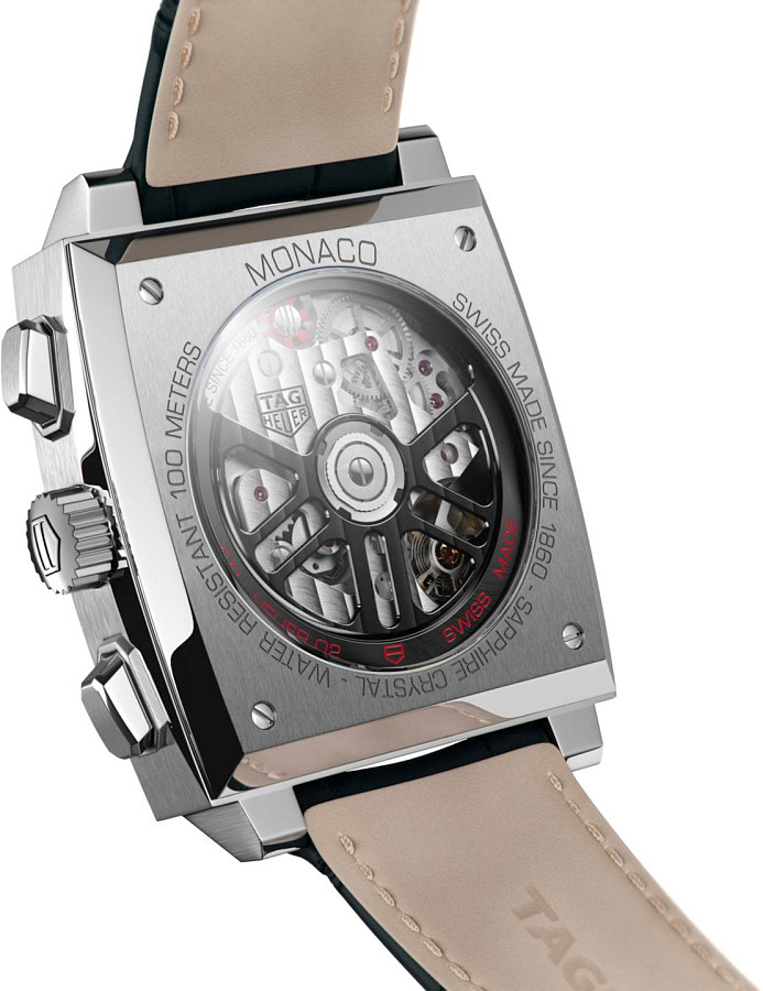 Часы TAG Heuer Monaco CBL2113.FC6177 — черный, сталь металл