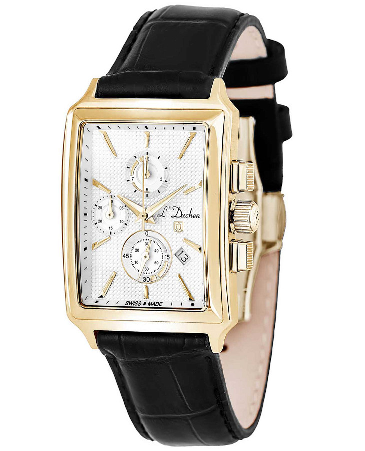 Часы L'Duchen Adventure Chrono D 612.21.33 — кварцевые, металл сталь