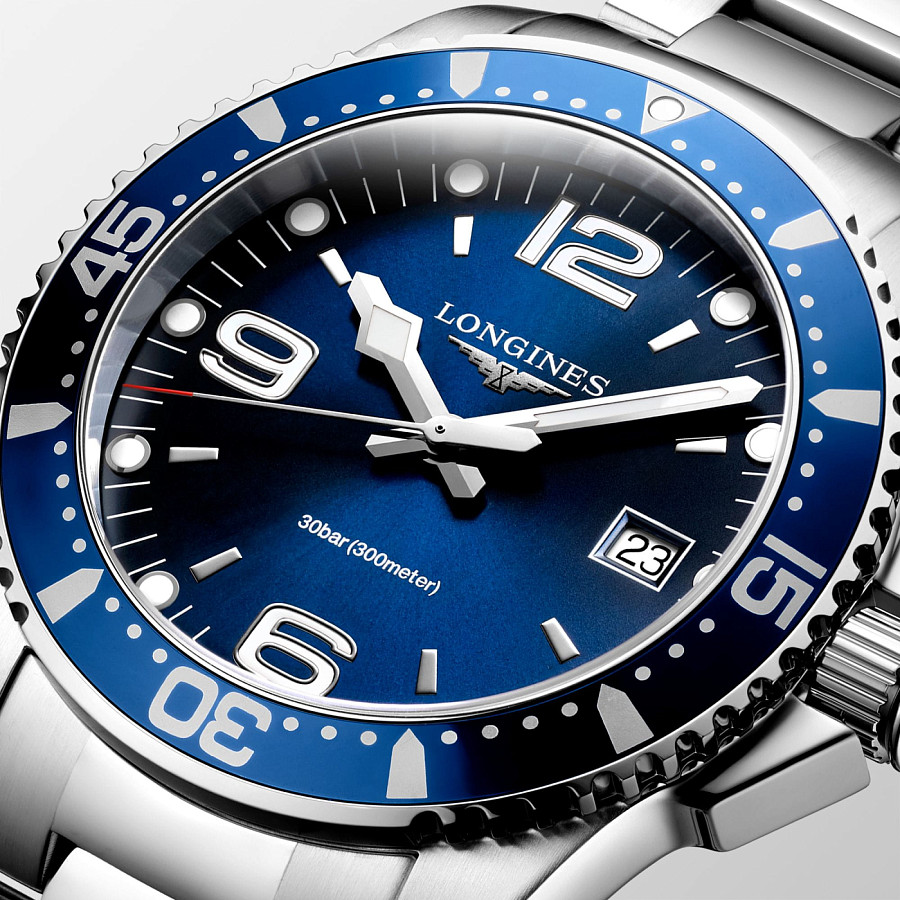 Часы Longines HydroConquest L3.740.4.96.6 — кварцевые, Швейцария, мужские