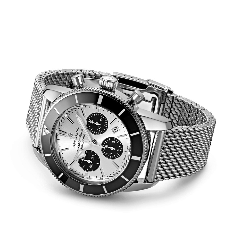 Часы Breitling Superocean Heritage B01 Chronograph 44 AB0162121G1A1 — металл сталь, Швейцария