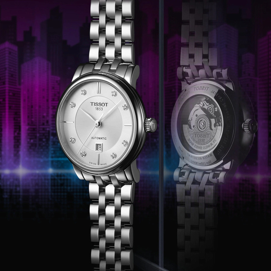 Часы Tissot Carson Automatic Lady T122.207.11.036.00 — Швейцария, женские