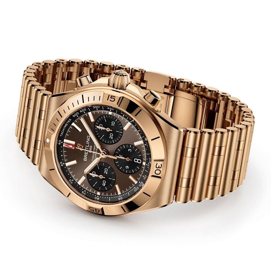 Часы Breitling Chronomat B01 Chronograph 42 mm RB0158101Q1R1 — золото, Швейцария
