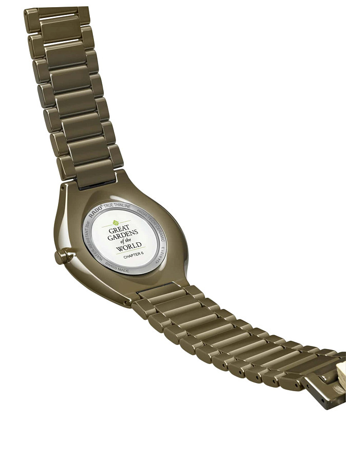 Часы Rado True Thinline x Great Gardens of the World R27121302 — керамика, Швейцария