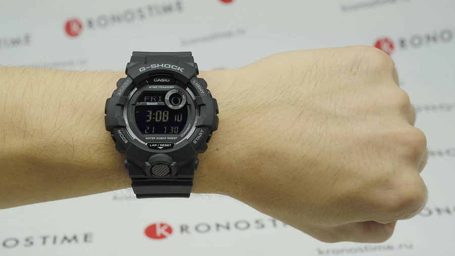 Часы Casio G-Shock GBD-800-1B — электронные, пластик
