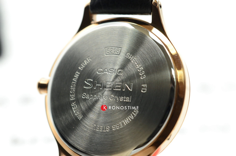 Часы Casio Sheen SHE-4533PGL-1AUER — Япония, кварцевые