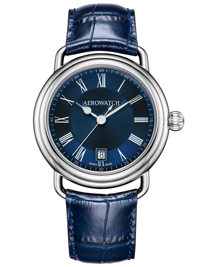 Часы Aerowatch 1942 42900 AA29 — мужские, синий