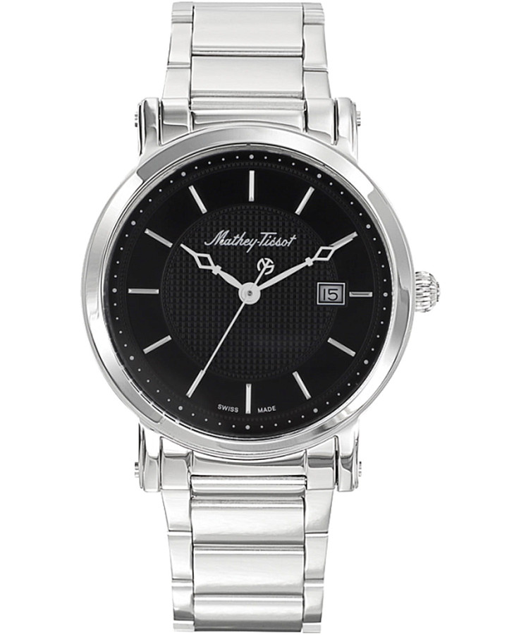 Часы Mathey-Tissot City Metal H611251MAN — мужские, черный
