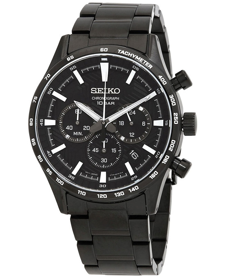 Часы Seiko Conceptual Series Sports SSB415P1 — мужские, черный