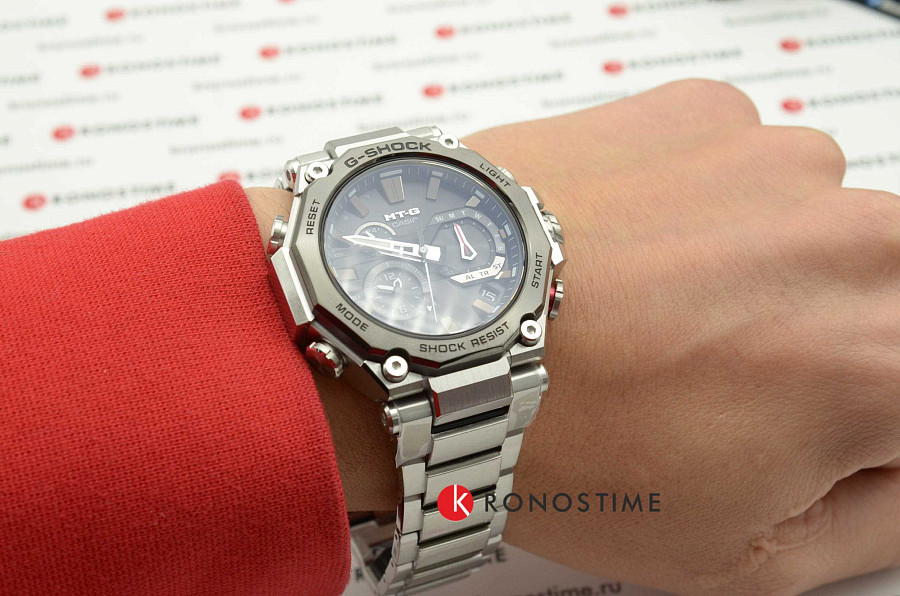 Часы Casio G-Shock Premium MTG-B2000D-1A (MTG-B2000D-1AER) — мужские, серебристый