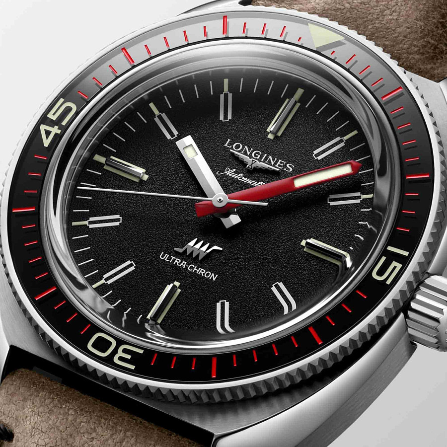 Часы Longines Ultra‑Chron Box Edition L2.836.4.52.8 — мужские, кожаный