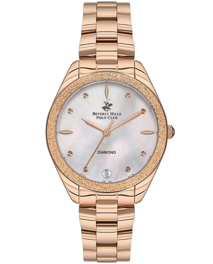 Часы Beverly Hills Polo Club BP3564C.420 — женские, перламутровый