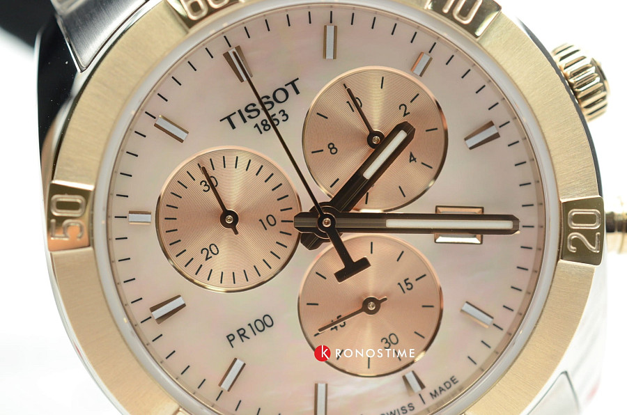 Часы Tissot PR 100 Sport Chic Chronograph T101.917.22.151.00 — Швейцария, кварцевые