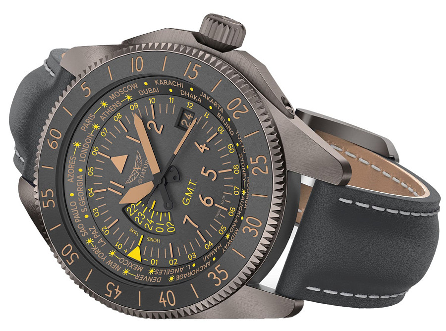 Часы Aviator Airacobra V.1.37.7.305.4 — сталь металл, Швейцария