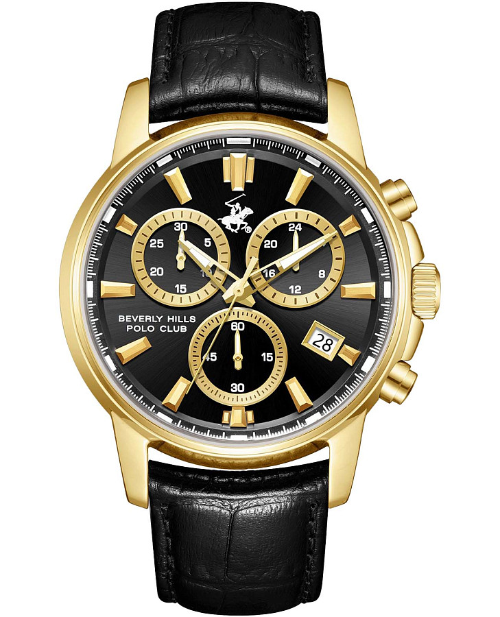 Часы Beverly Hills Polo Club BP3646X.151 — мужские, черный