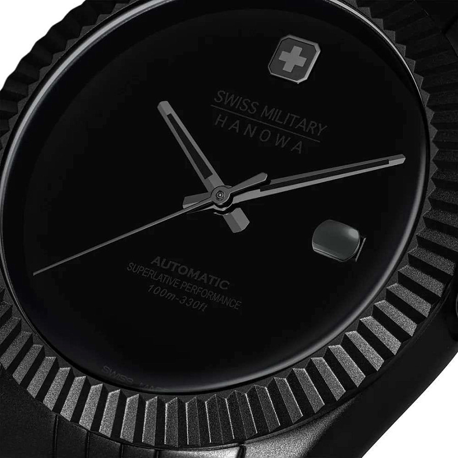 Часы Swiss Military Hanowa Dark Night SMWGL0005530 — черный, металл сталь
