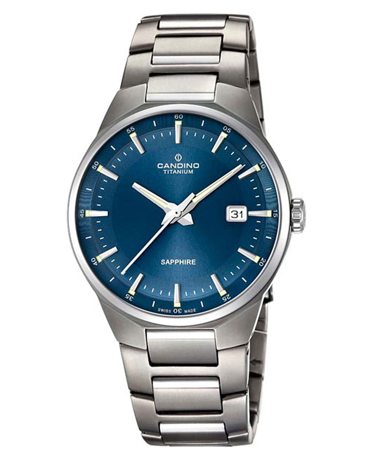 Часы Candino Titanium C4605/3 — мужские, синий