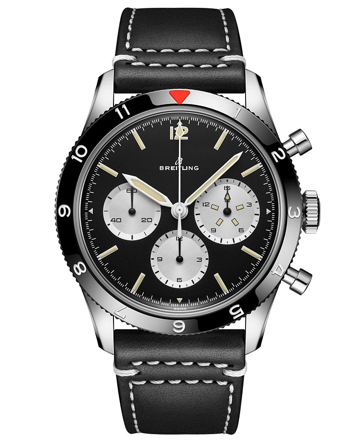 Часы Breitling AVI REF. 765 1953 Re-Edition AB09451A1B1X1 — мужские, черный