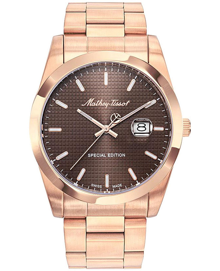 Часы Mathey-Tissot Mathy H452PRM — мужские, коричневый