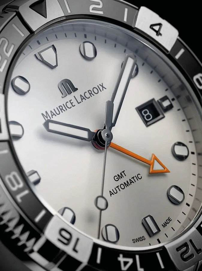 Часы Maurice Lacroix Aikon Venturer GMT AI6158-SS00F-130-A — металл сталь, Швейцария