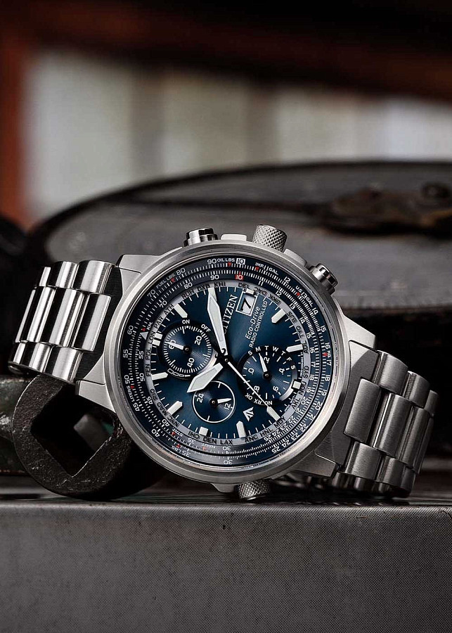Часы Citizen Promaster AT8300-58L — металл сталь, Япония