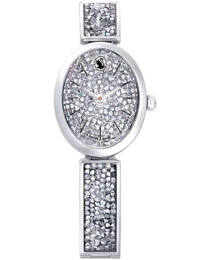 Часы Swarovski Crystal Rock Oval 5656881 — женские, серебристый