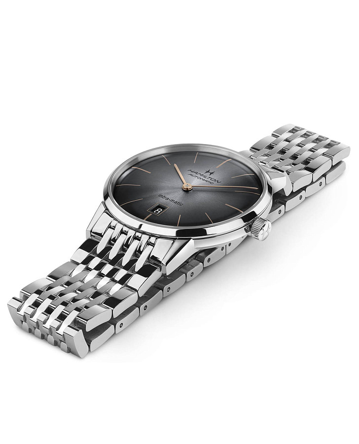 Часы Hamilton American Classic Intra-Matic Auto H38755181 — механические, металл сталь