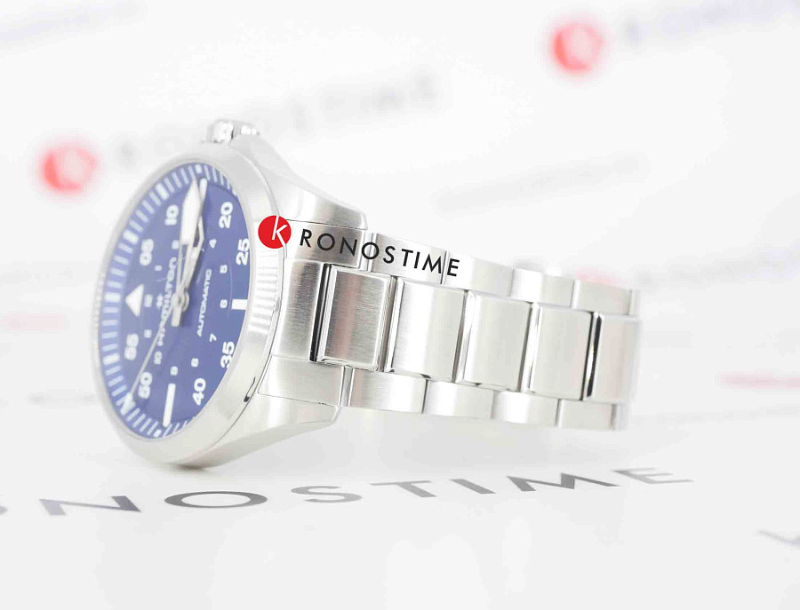 Часы Hamilton Khaki Aviation Pilot Auto H76305140 — сталь, Швейцария