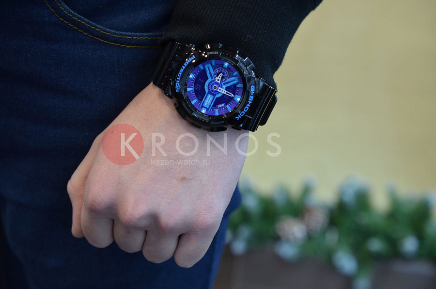 Часы Casio G-Shock GA-110HC-1A — полимер, мужские