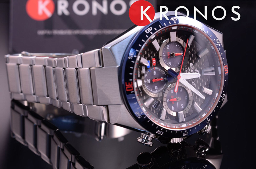 Часы Casio Edifice EFS-S520TR-1A — сталь металл, Япония