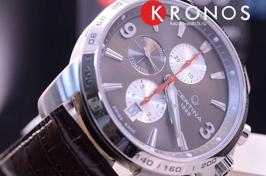 Часы Certina DS Podium Chronograph Automatic C001.427.16.297.00 — сталь металл, Швейцария