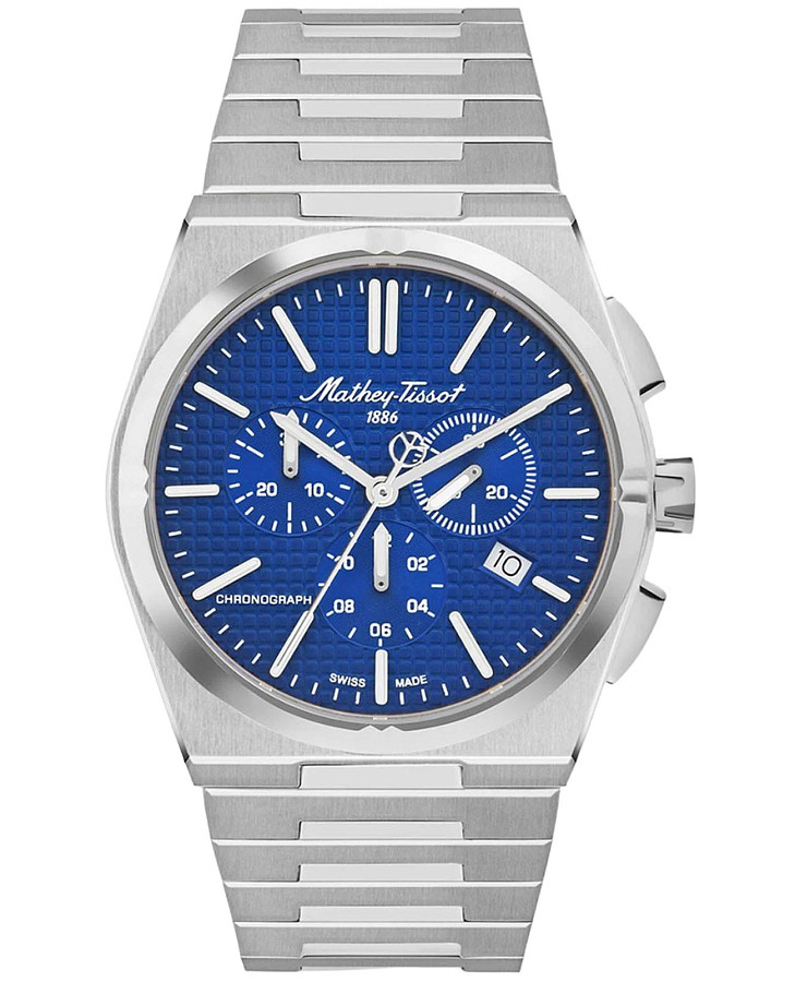 Часы Mathey-Tissot Zoltan H117CHABU — мужские, синий