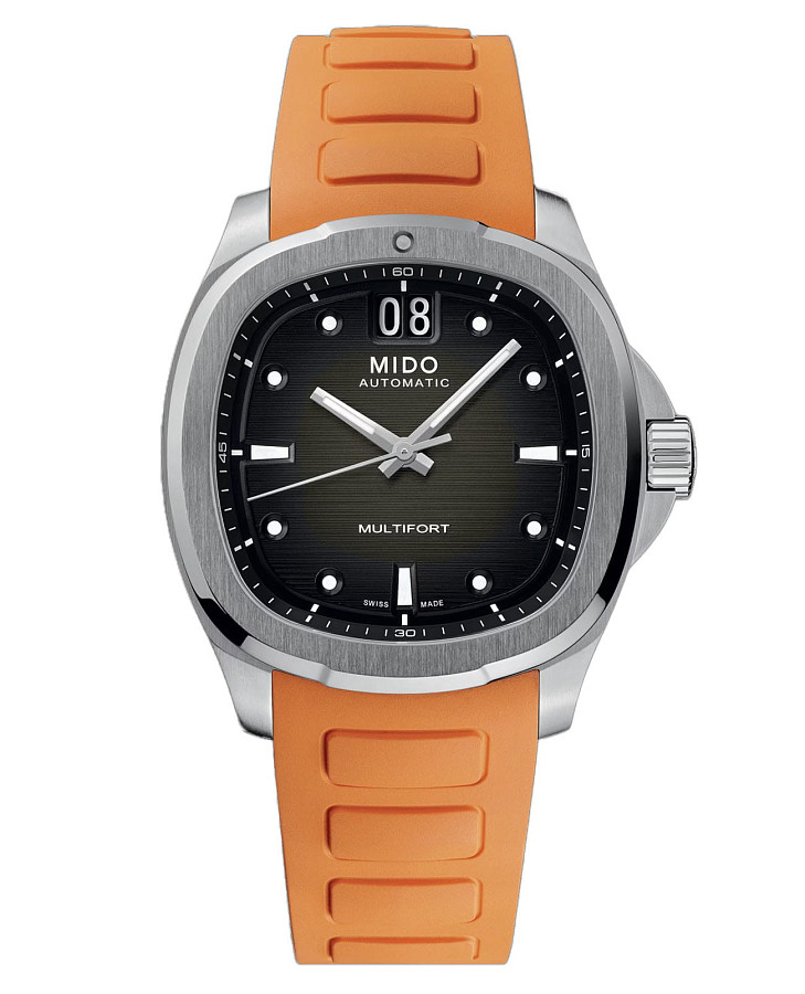 Часы Mido Multifort TV Big Date M049.526.17.081.00 — мужские, антрацитовый