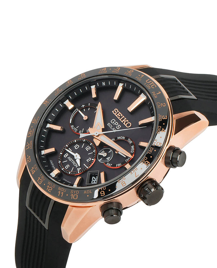 Часы Seiko Astron GPS Solar SSH006J1 — кварцевые, керамика металл титан
