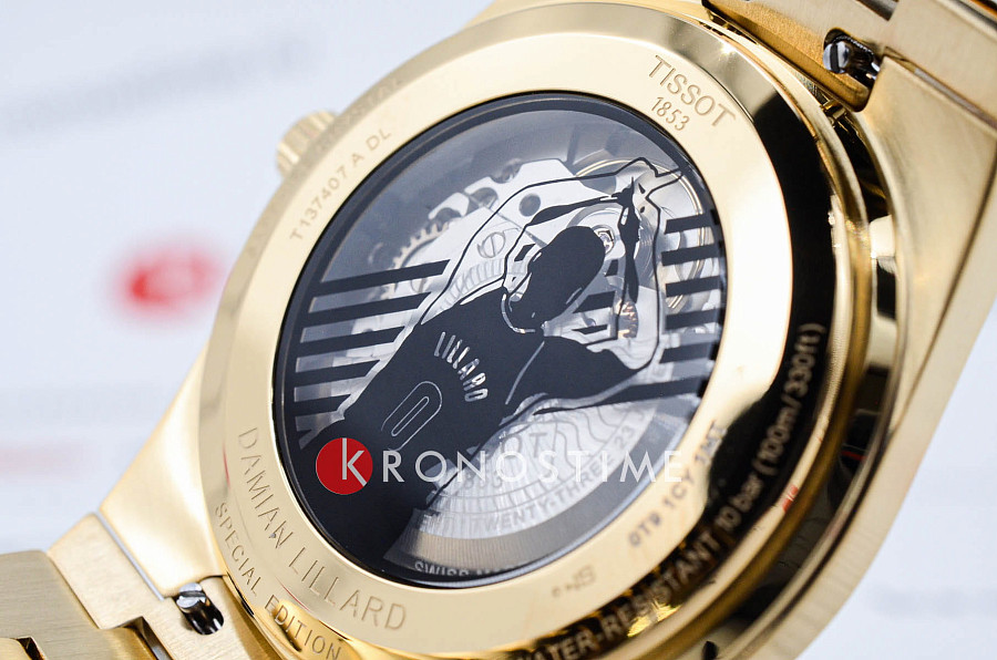 Часы Tissot PRX Powermatic 80 Damian Lillard Special Edition T137.407.33.051.00 — артикул T1374073305100