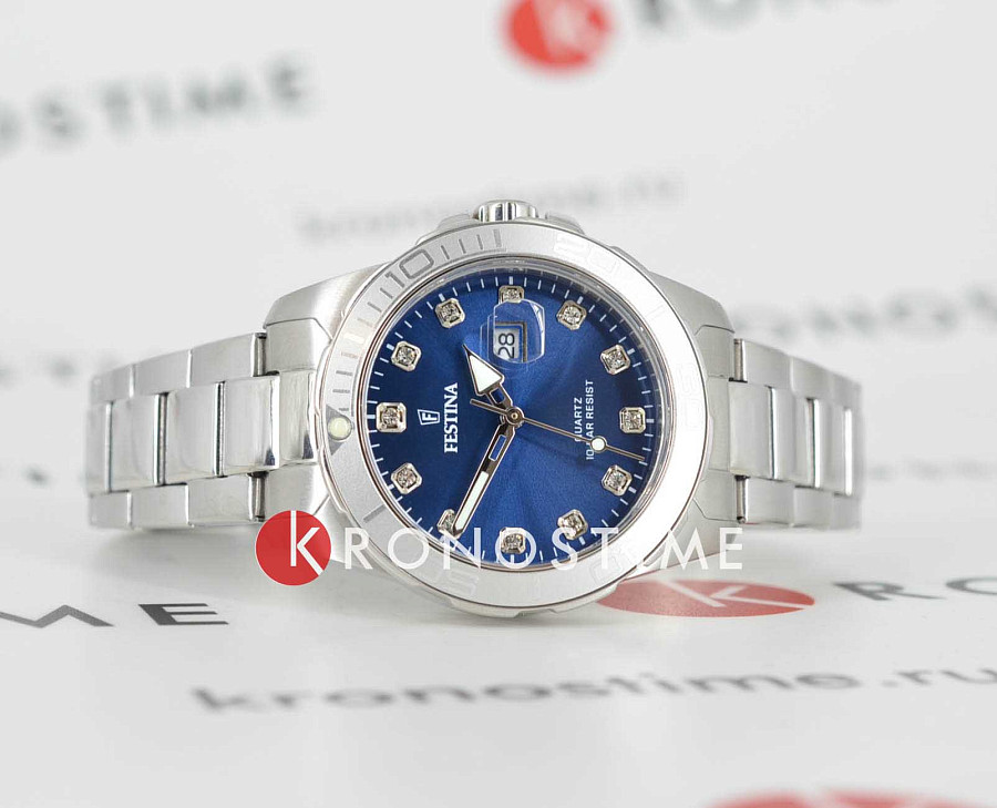 Часы Festina Boyfriend F20503/6 — кварцевые, металл сталь