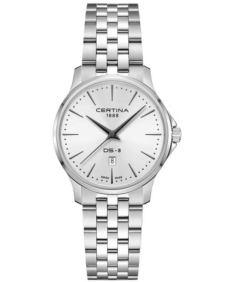 Часы Certina DS-8 Lady 31mm C045.010.11.011.00 — женские, белый