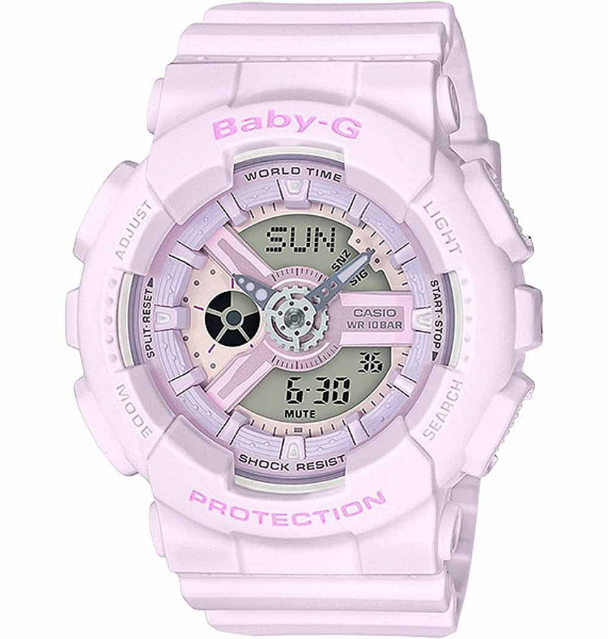 Часы Casio Baby-G BA-110-4A2 — женские, розовый