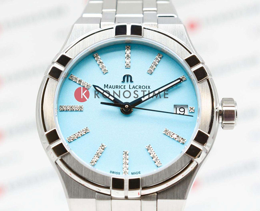 Часы Maurice Lacroix Aikon Quartz Colours Edition AI1106-SS002-450-1 — сталь, Швейцария